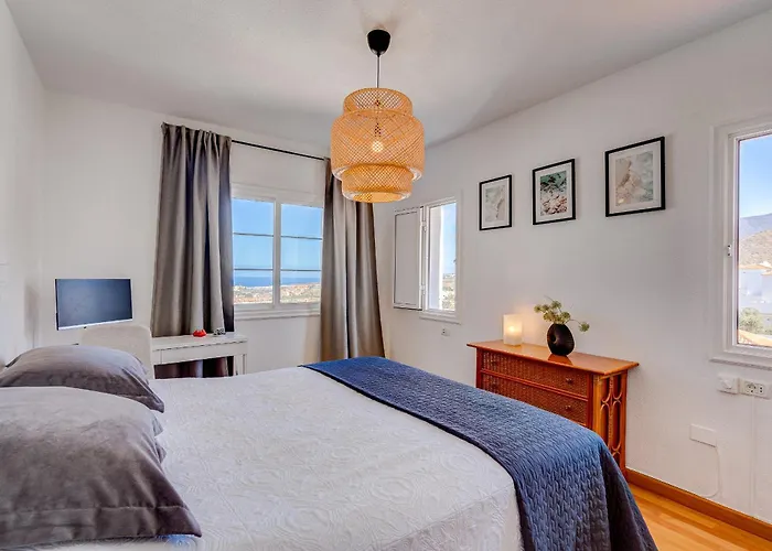 公寓 Bellarosa Sunset Ocean View In With Airco, Garage *