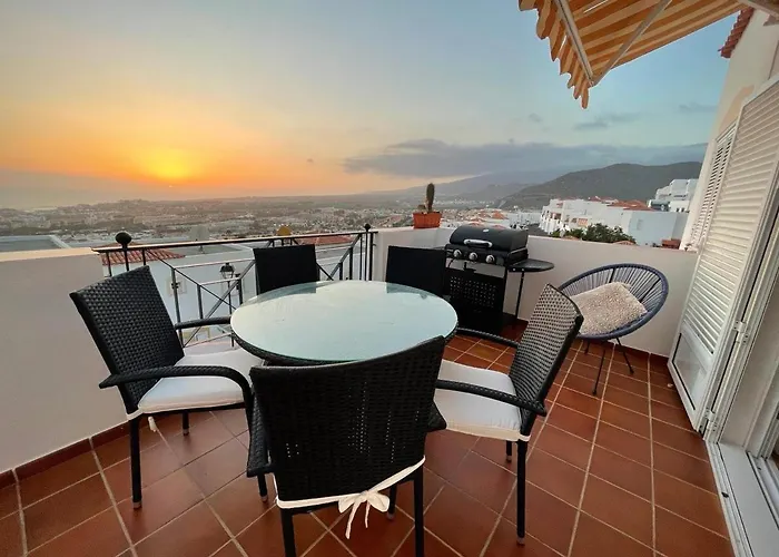 Bellarosa Sunset Ocean View In With Airco, Garage * Costa Adeje (Tenerife)