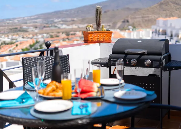 Bellarosa Sunset Ocean View In With Airco, Garage * Costa Adeje (Tenerife)